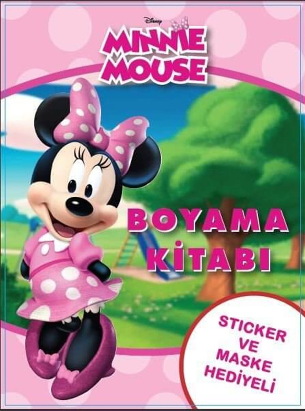 OyuncakMinnie Mouse Boyama Kitabı - Sticker ve askeliYerli Üretim