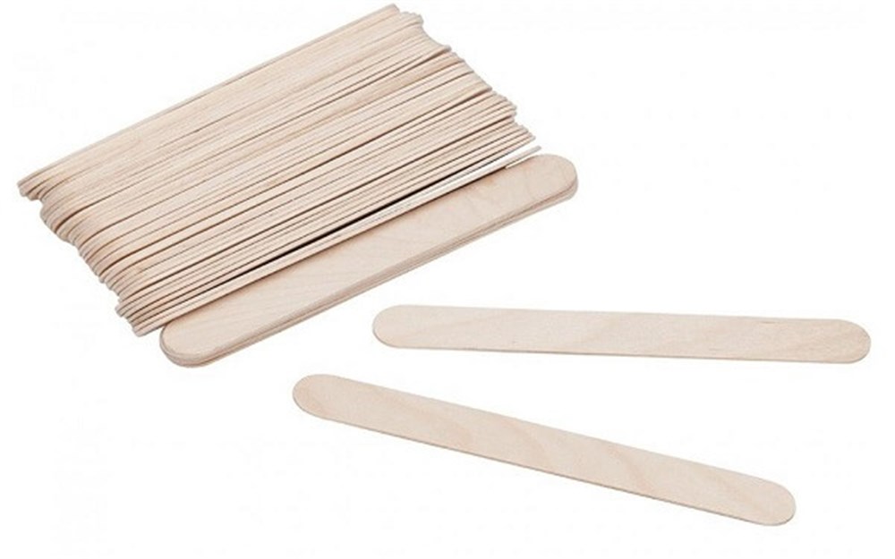 Aksesuarlar ve HediyeliklerNaturel Ahşap Dil Basma Çubuğu 50 AdetYerli Üretim