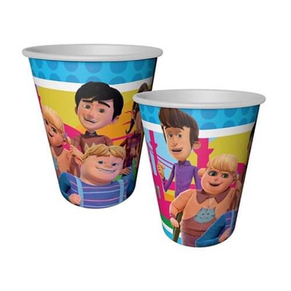 Lisanslı BardaklarRafadan Tayfa Temalı Karton BardakYerli Üretim