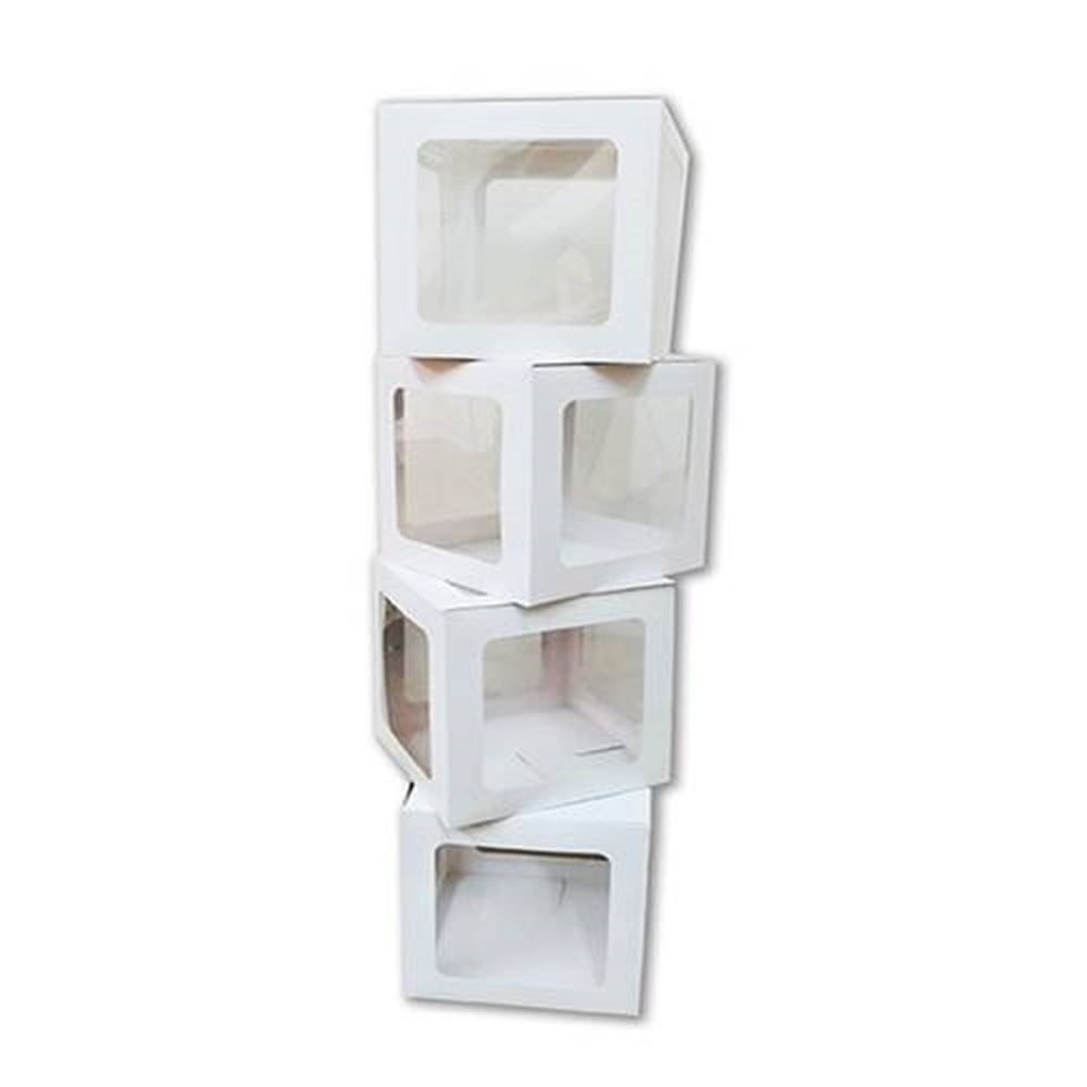 Şeffaf Kutu ve HarfleriŞeffaf Kutu Beyaz 17cm 10'luYerli Üretim