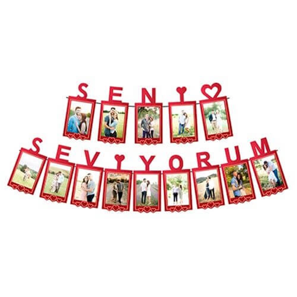 Banner SüslerSeni Seviyorum Foto BannerYerli Üretim
