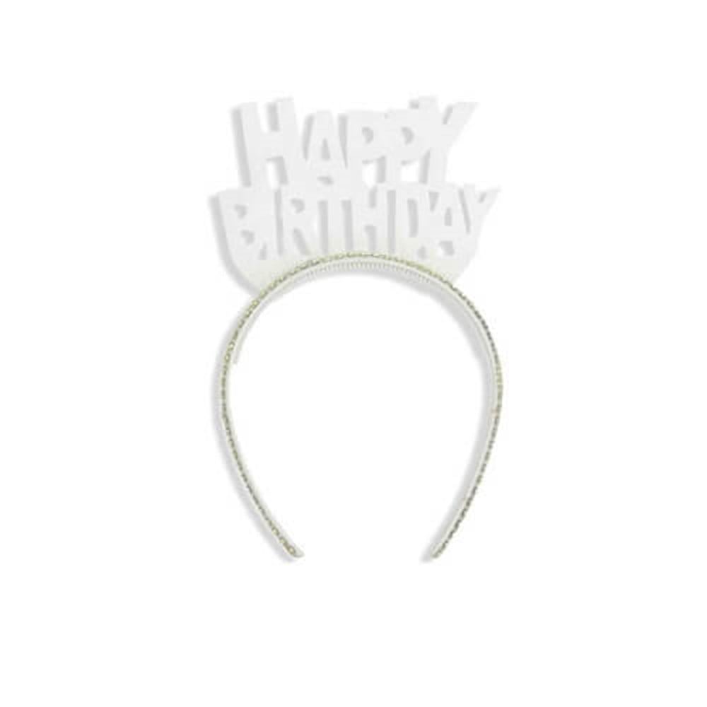 Simli Eva TaçSimli Eva Happy Birthday Taç BeyazYerli Üretim