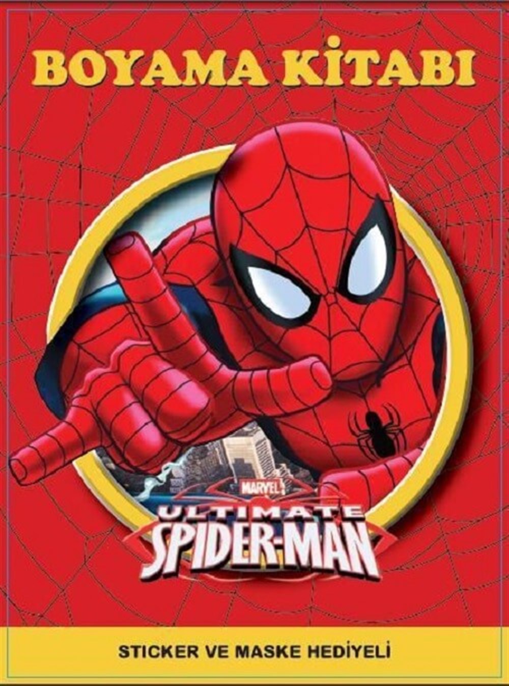 Aksesuarlar ve HediyeliklerSpiderman Boyama Kitabı - Sticker ve MaskeliYerli Üretim