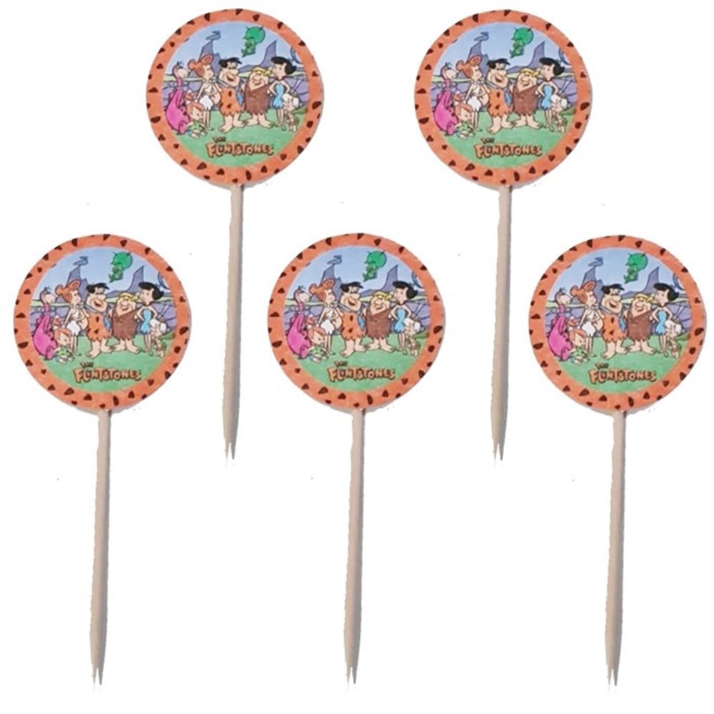 Kürdan ÇeşitleriTaş Devri Konsept Parti Cupcake Kürdan 20'liYerli Üretim
