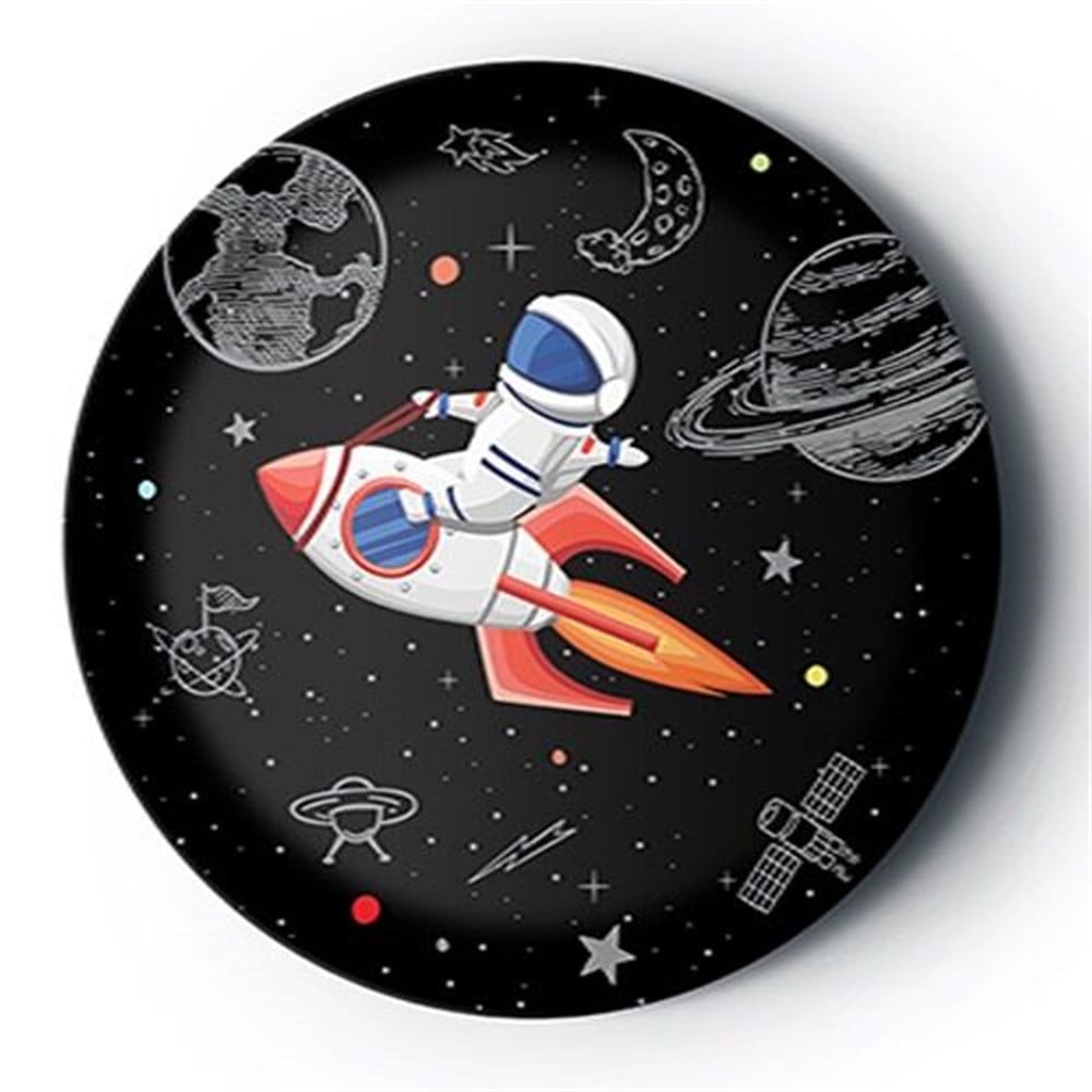 Lisanslı TemalıTabaklarUzay Temalı Karton Tabak 22cmYerli Üretim