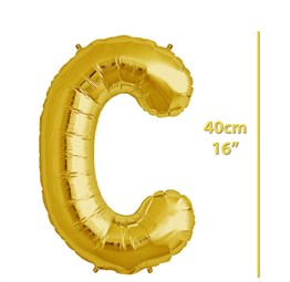 Folyo Harf C Gold Balon 40cm ( 16 inç )16