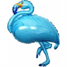 80cm Folyo Balon Flamingo Mavi