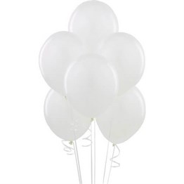 Metalik BalonlarMetalik Balon Beyaz 10 'lu PaketBALONEVİ