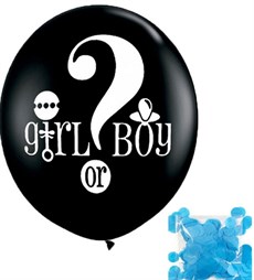Cinsiyet Belirleme Balonu Mavi Jumbo