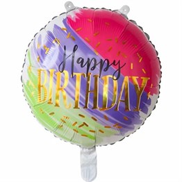 Diğer Folyo BalonlarFolyo Balon Happy Birthday 45 cmHK Ticaret