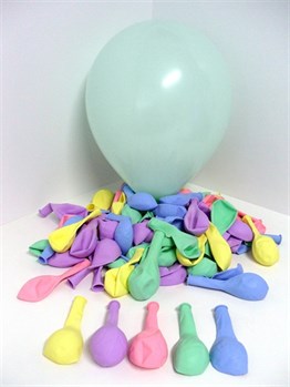 Makaron BalonlarMakaron Balon Mint Yeşili 10 'lu PaketKalisan