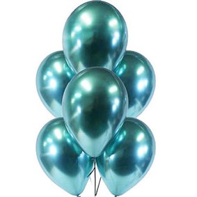 Krom Balon Yeşil 50 AdetKrom Balonlar