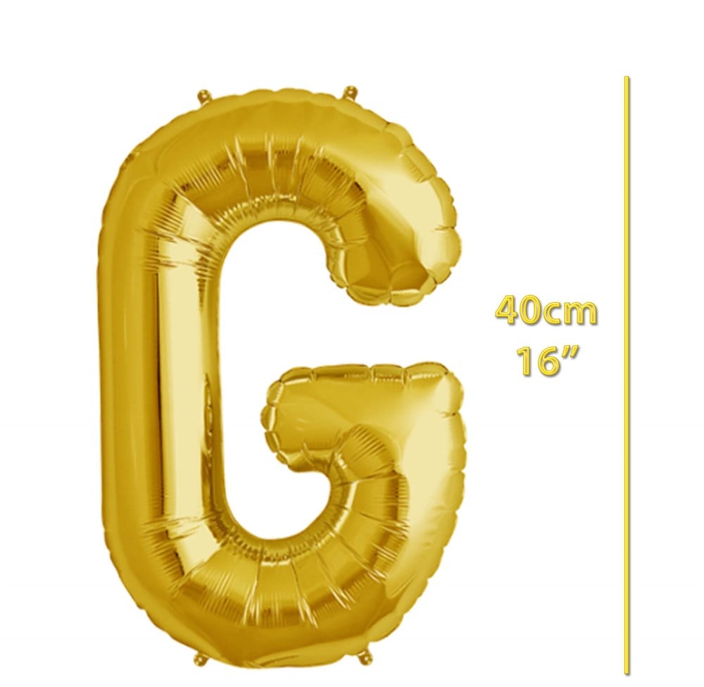 Folyo Harf G Gold Balon 40cm ( 16 inç )16