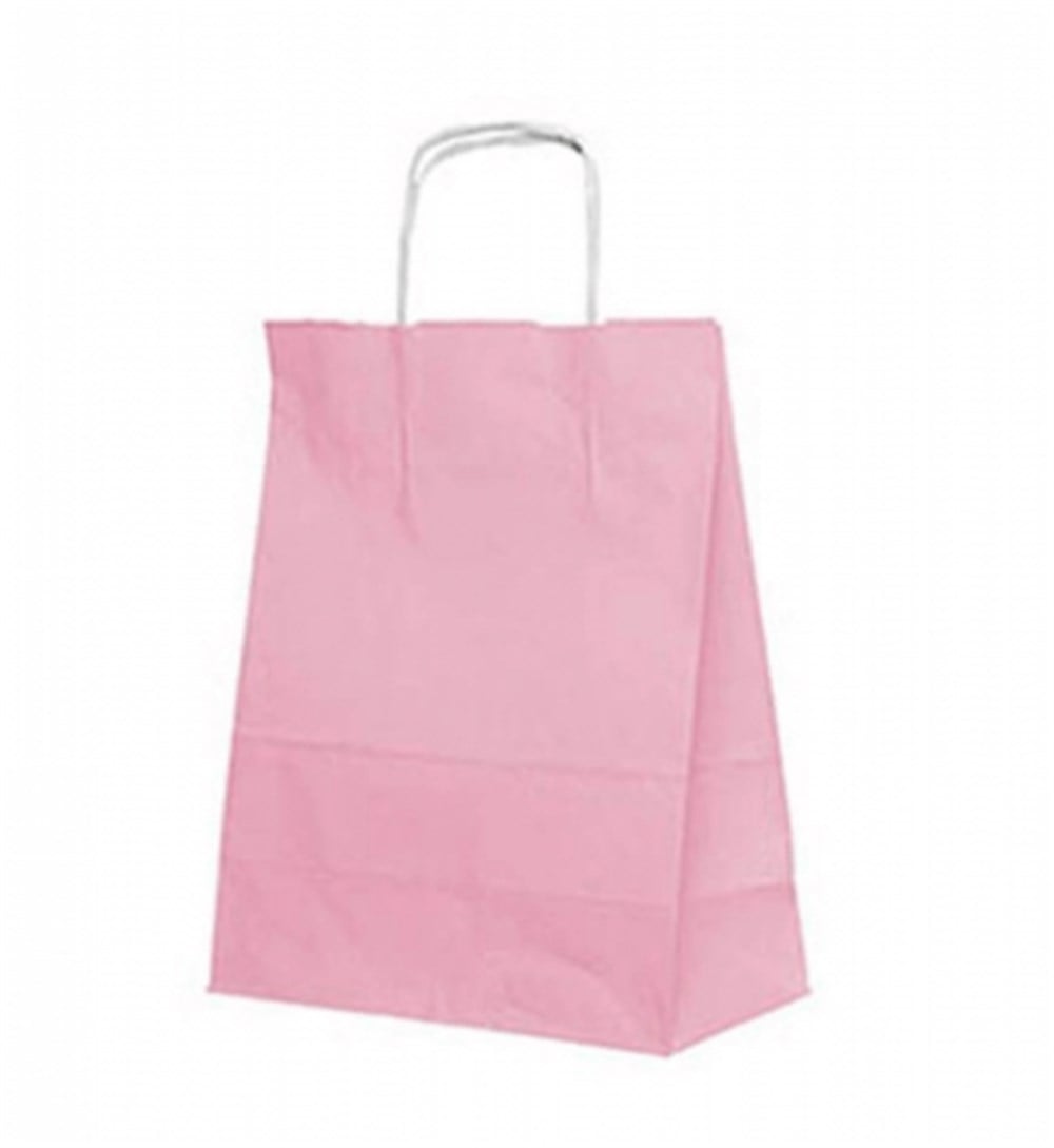 Roll Up Karton Çanta 25x31cm Pembe18x24 Karton Çantalar