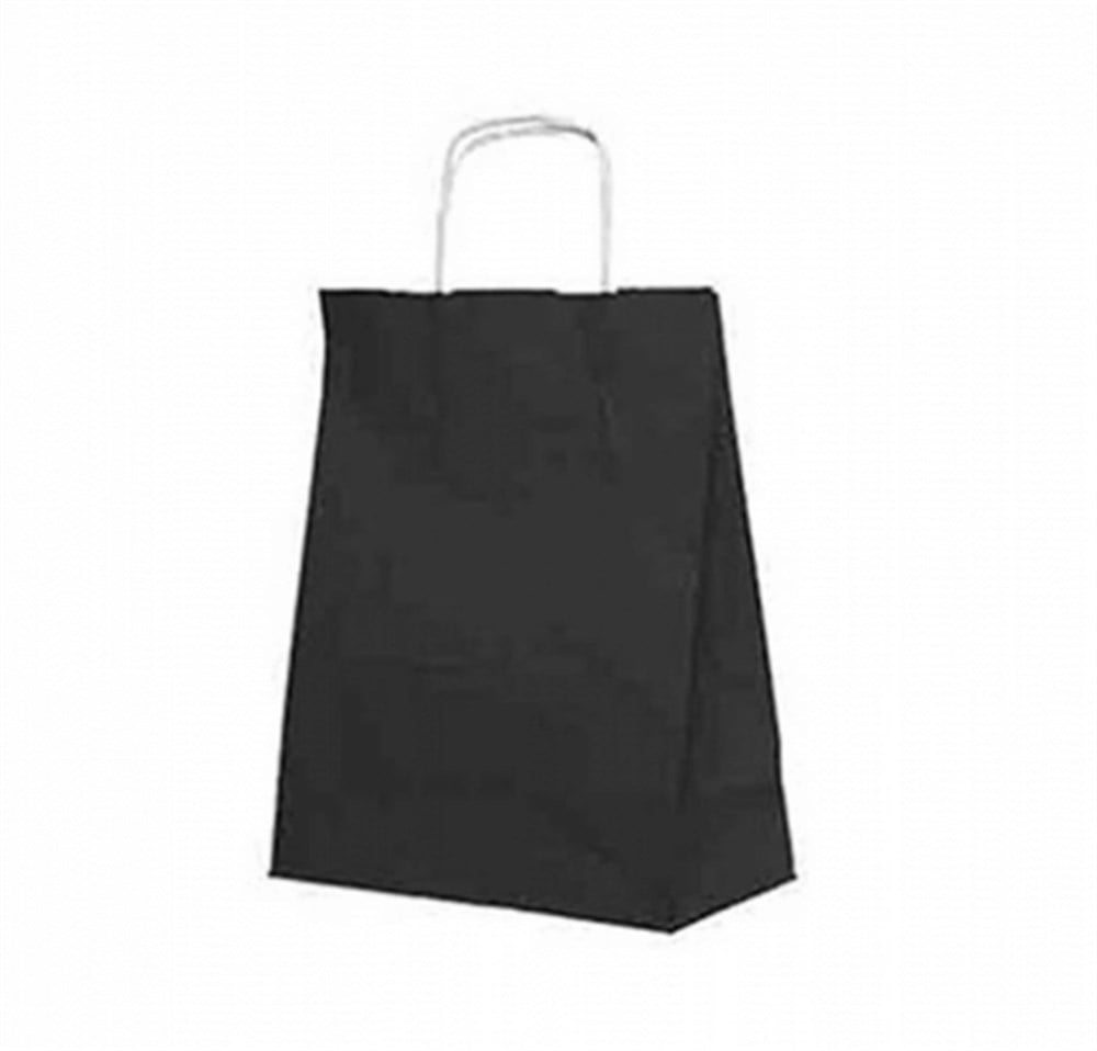 Roll Up Karton Çanta 25x31cm Siyah18x24 Karton Çantalar