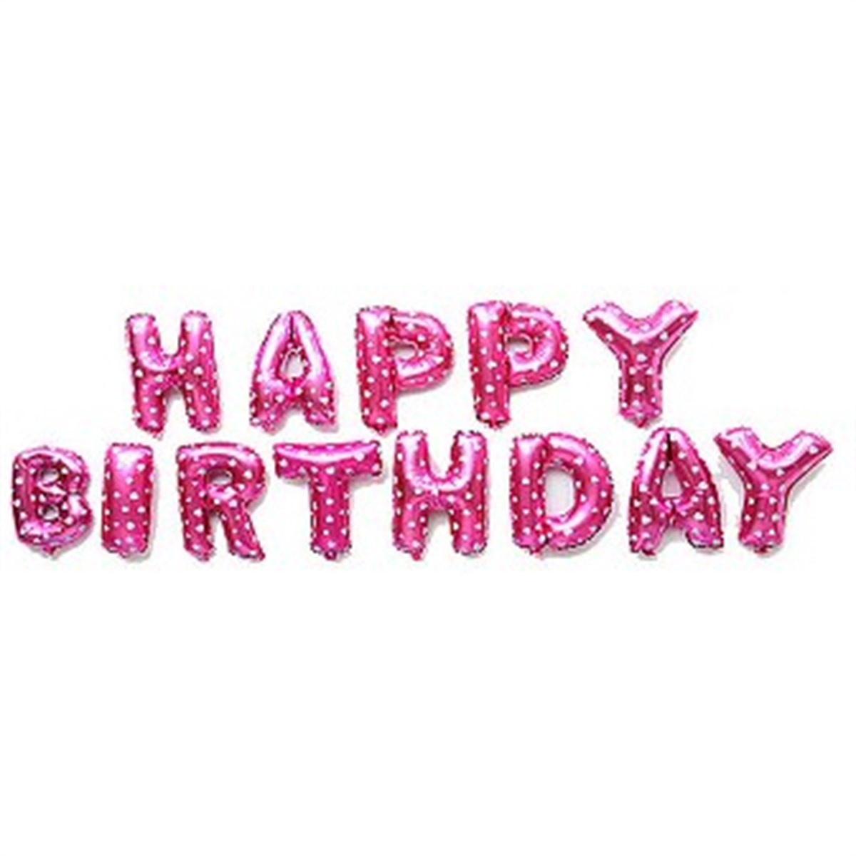 40cm Happy Bırthday Pembe