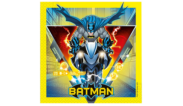 Lisanslı PeçetelerBatman Temalı Kağıt Peçete 33x33 cm çift katBalonevi