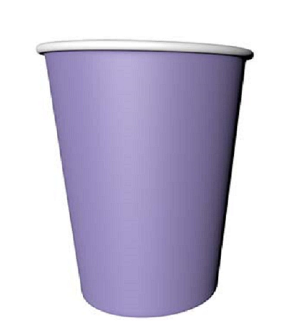 Renkli Karton BardaklarKarton Bardak Lila 8 Oz 8 AdetBalonevi