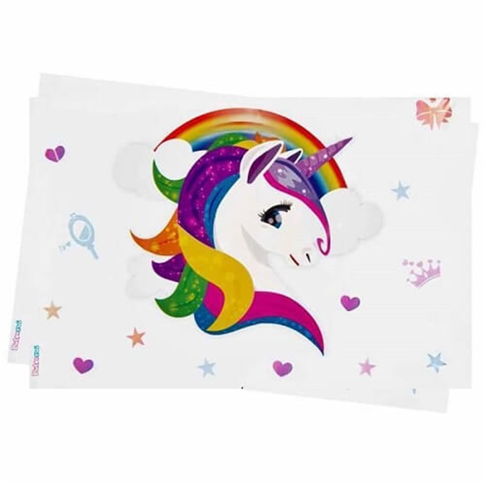 Lisanslı Masa ÖrtüleriUnicorn Temalı Masa Örtüsü 120*180BALONEVİ
