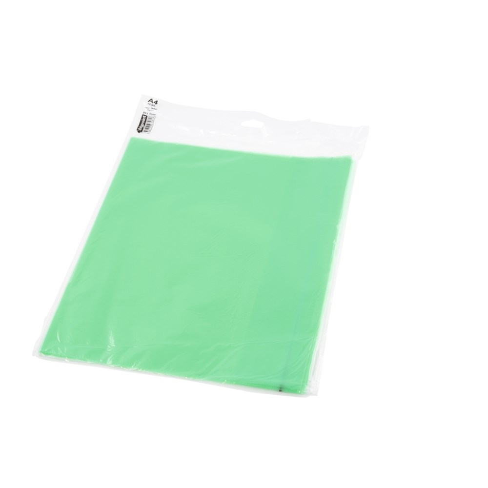 Bigpoint A4 Hazır Defter Kabı 5'li Paket Şeffaf Yeşil