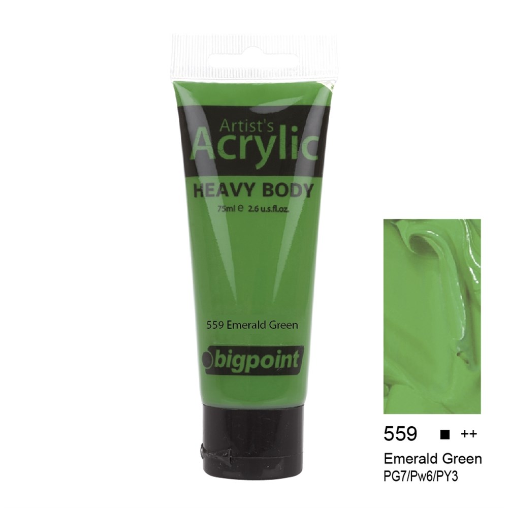 Bigpoint Akrilik Boya 75 ml Emerald Green 559