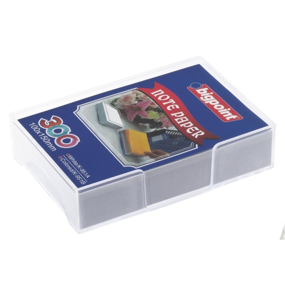 Bigpoint Akrilik Küp Notluk Dolu Beyaz 100x150mm