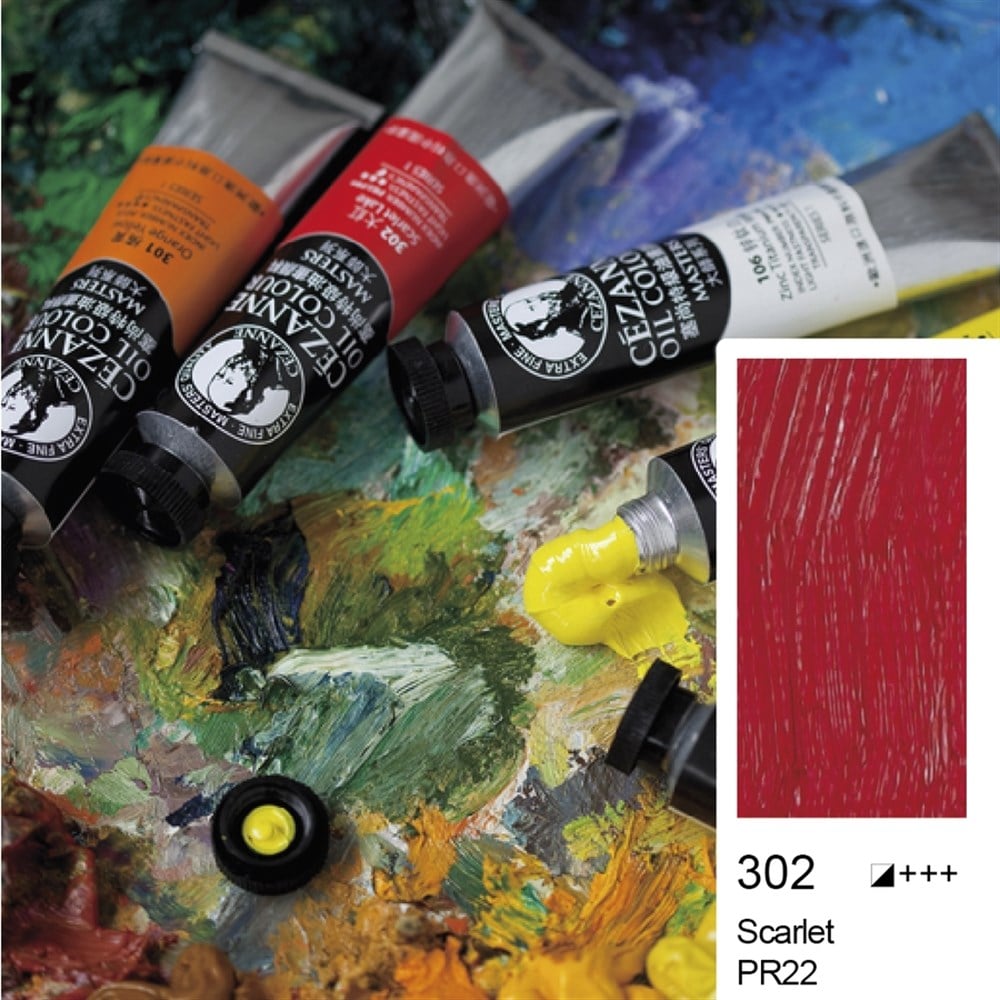Bigpoint Cezanne Extra Fine Yağlı Boya 45 ml Scarlet 302