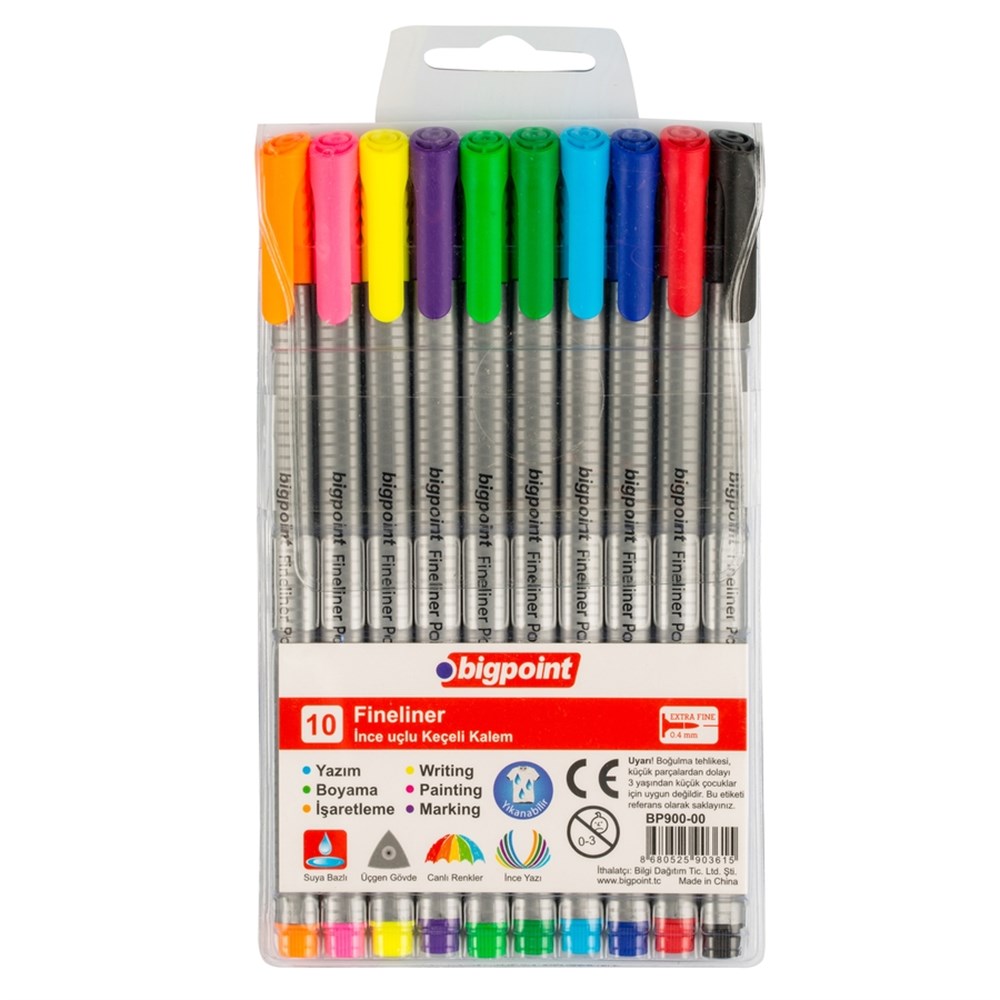 Bigpoint Fineliner 10'lu Blister