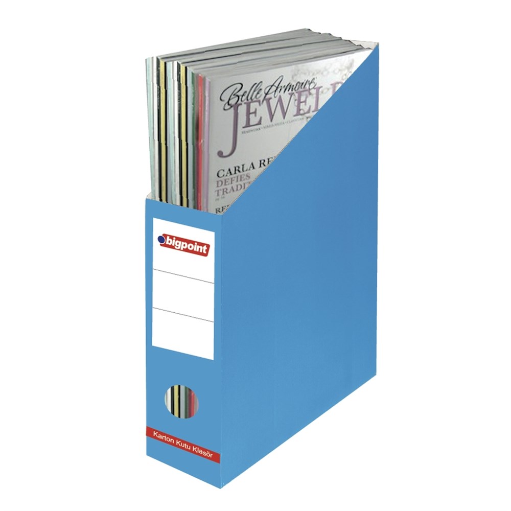 Bigpoint Karton Kutu Klasör Mavi