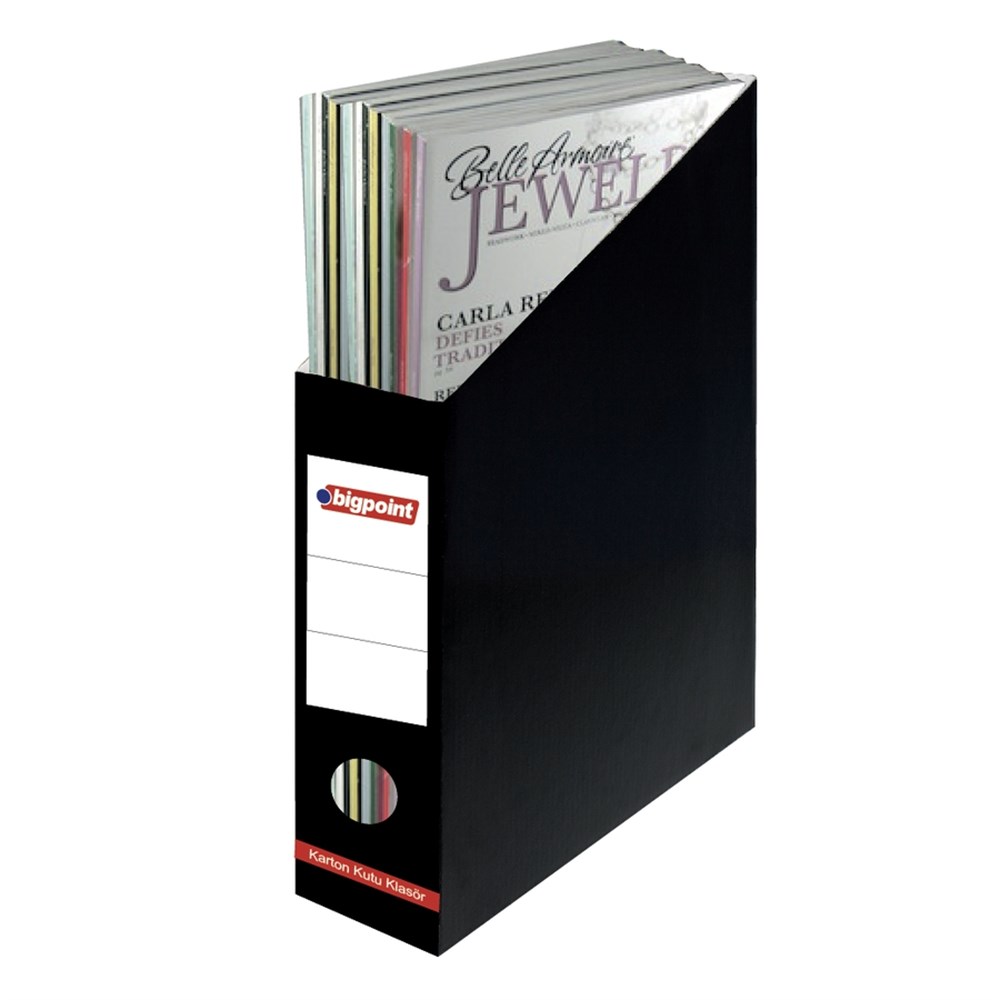 Bigpoint Karton Kutu Klasör Siyah