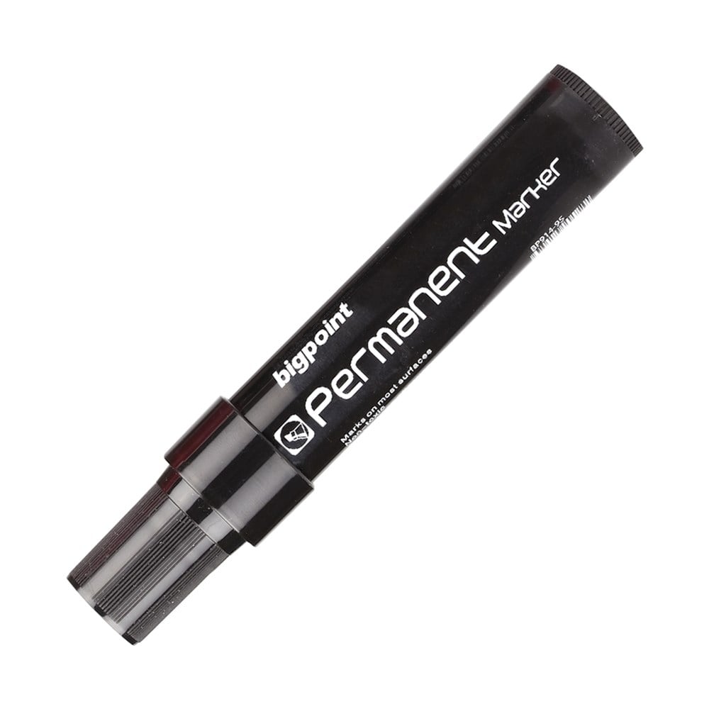 Bigpoint Permanent Markör Jumbo Kesik Uç Siyah