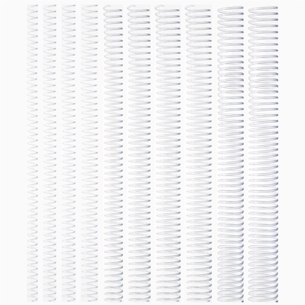 Bigpoint Plastik Helezon Spiral 16 mm Şeffaf 100'lü (4:1)