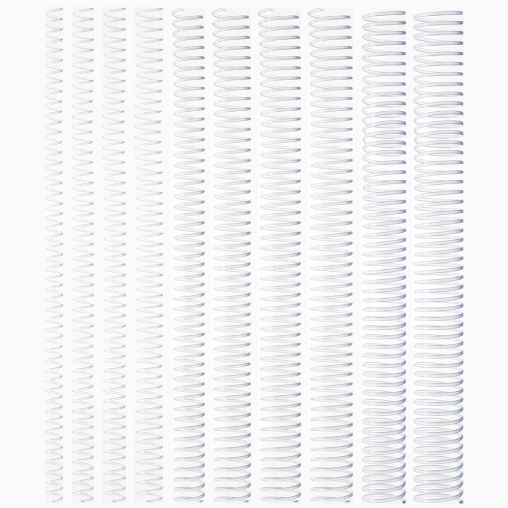 Bigpoint Plastik Helezon Spiral 8 mm Şeffaf 100'lü (4:1)