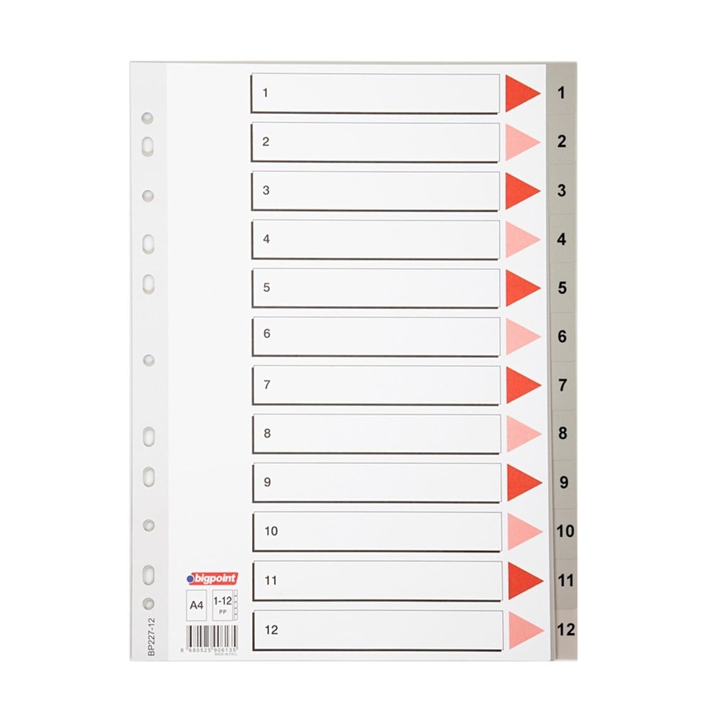 Bigpoint PP Seperatör 1-12 Rakamlı