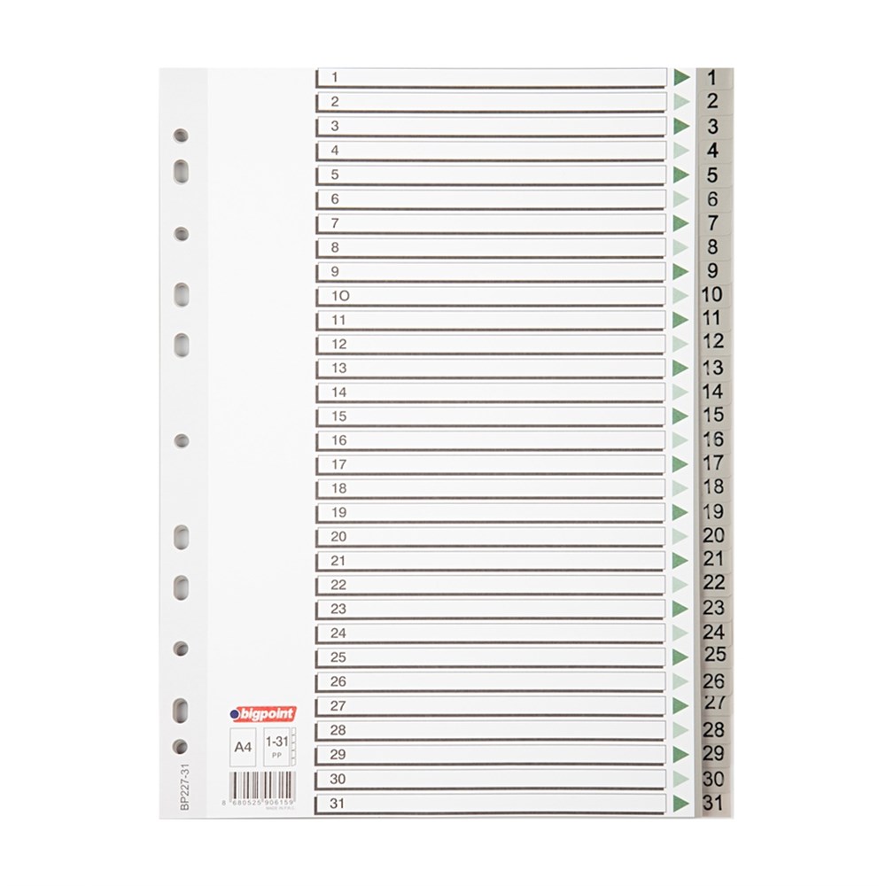 Bigpoint PP Seperatör 1-31 Rakamlı