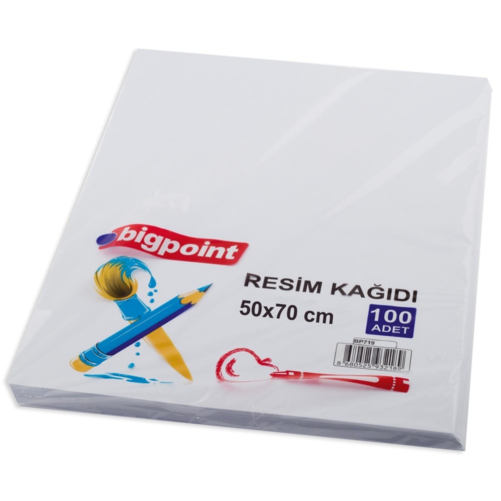 Bigpoint 120 Gram Resim Kağıdı 50x70cm 100'lü Paket
