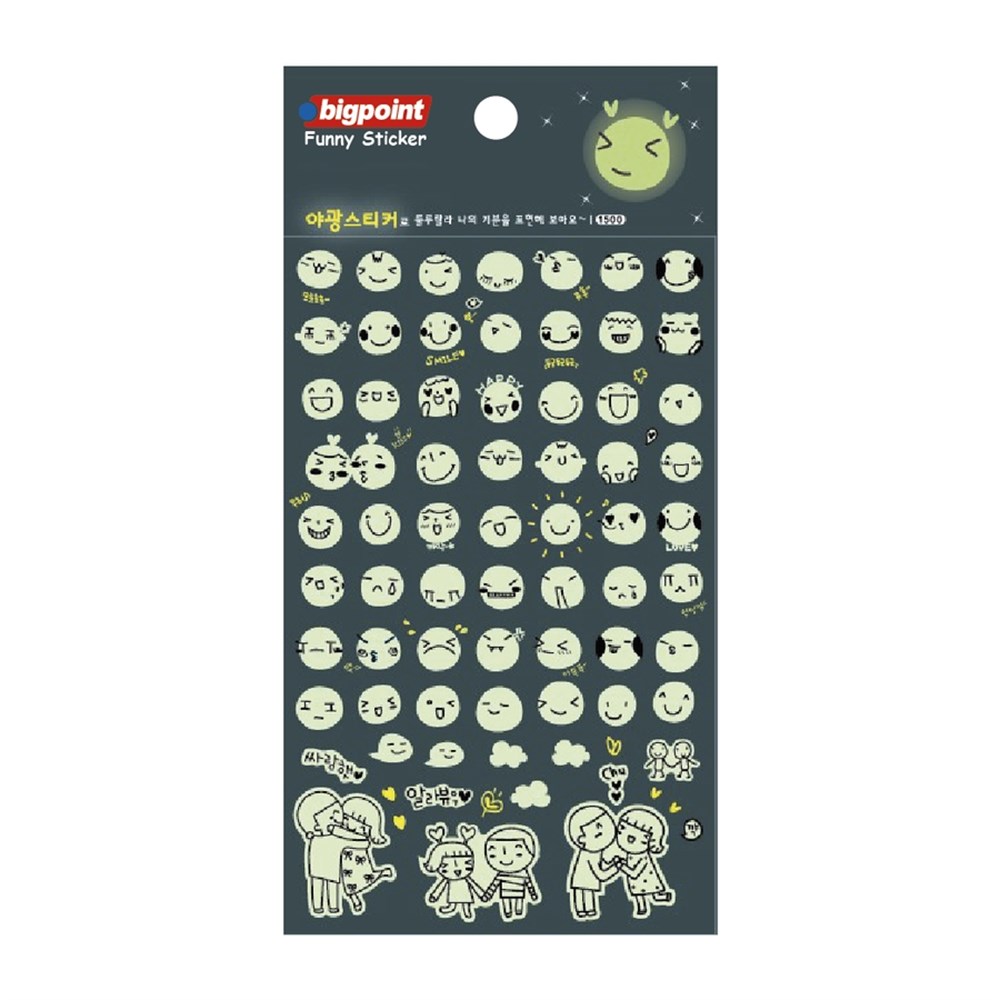 Bigpoint Sticker Beyaz Smile