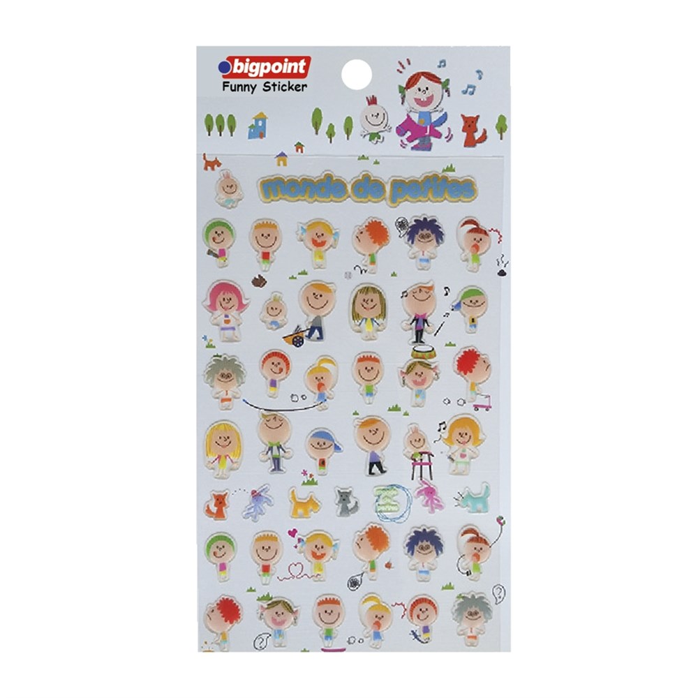 Bigpoint Sticker Kabartmalı Çocuklar