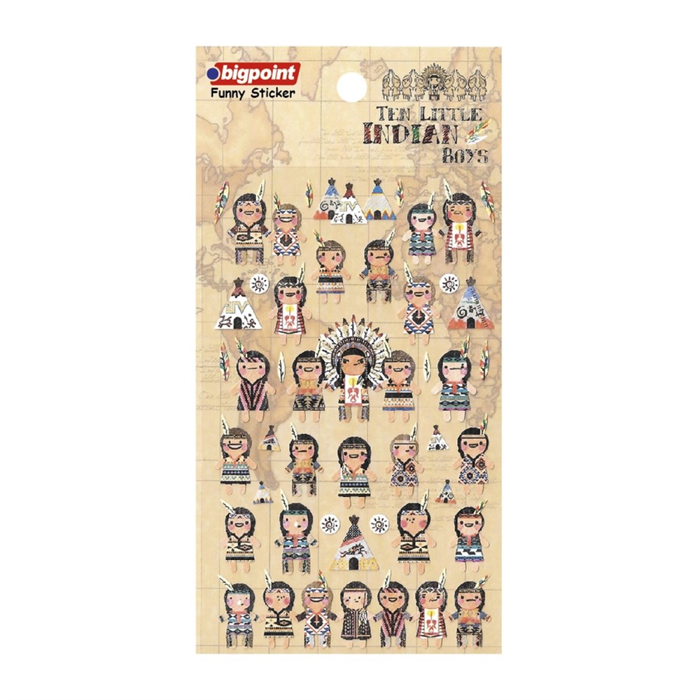 Bigpoint Sticker On Küçük Kızılderili