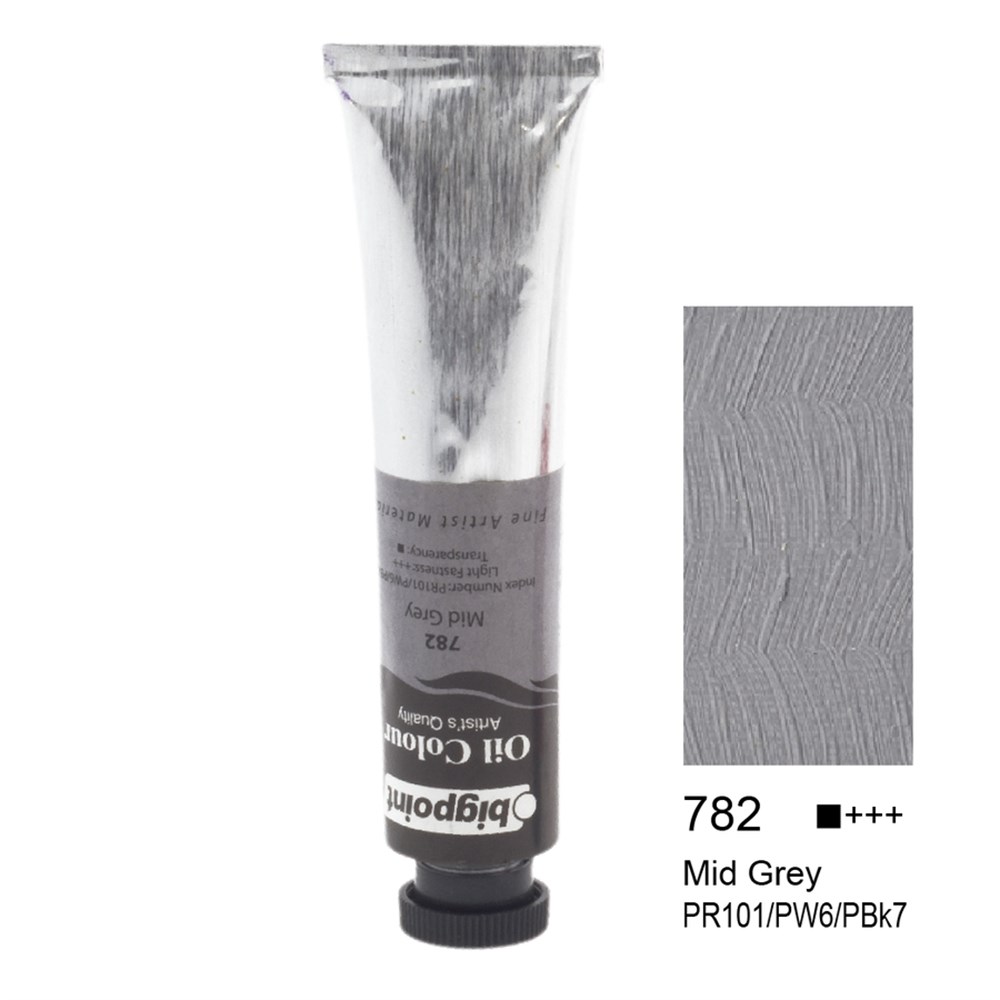 Bigpoint Yağlı Boya 200 ml Middle Grey 782