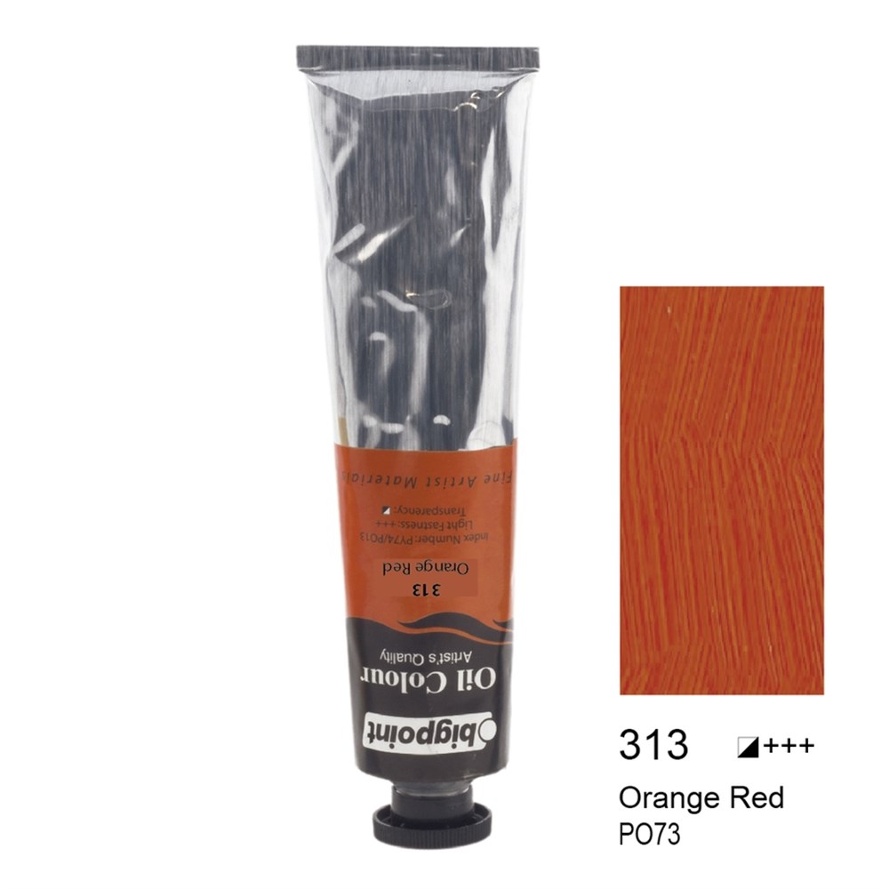 Bigpoint Yağlı Boya 200 ml Orange Red 313