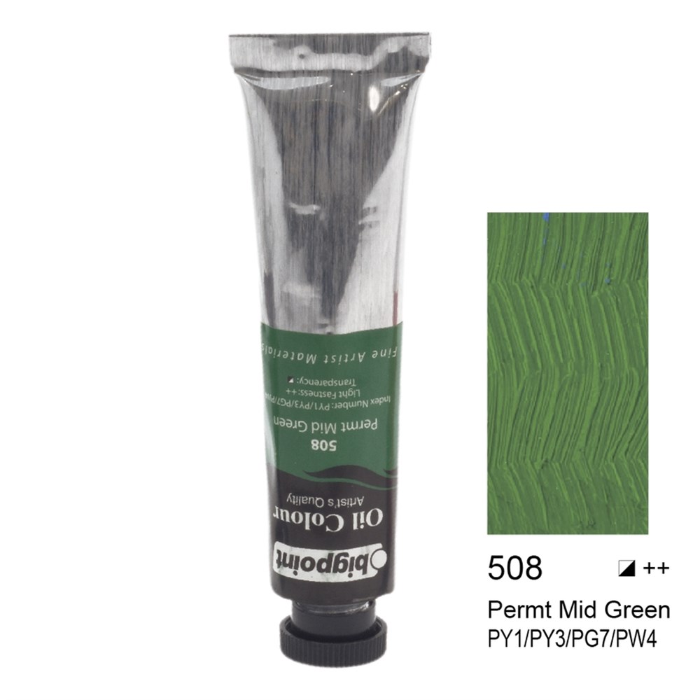 Bigpoint Yağlı Boya 45 ml Permt Middle Green 508