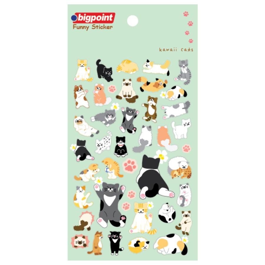 BP STICKER KAWAII CATS....