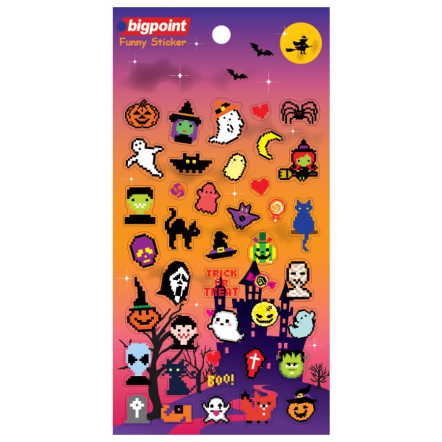 BP STICKER PIXEL HALLOWEEN....