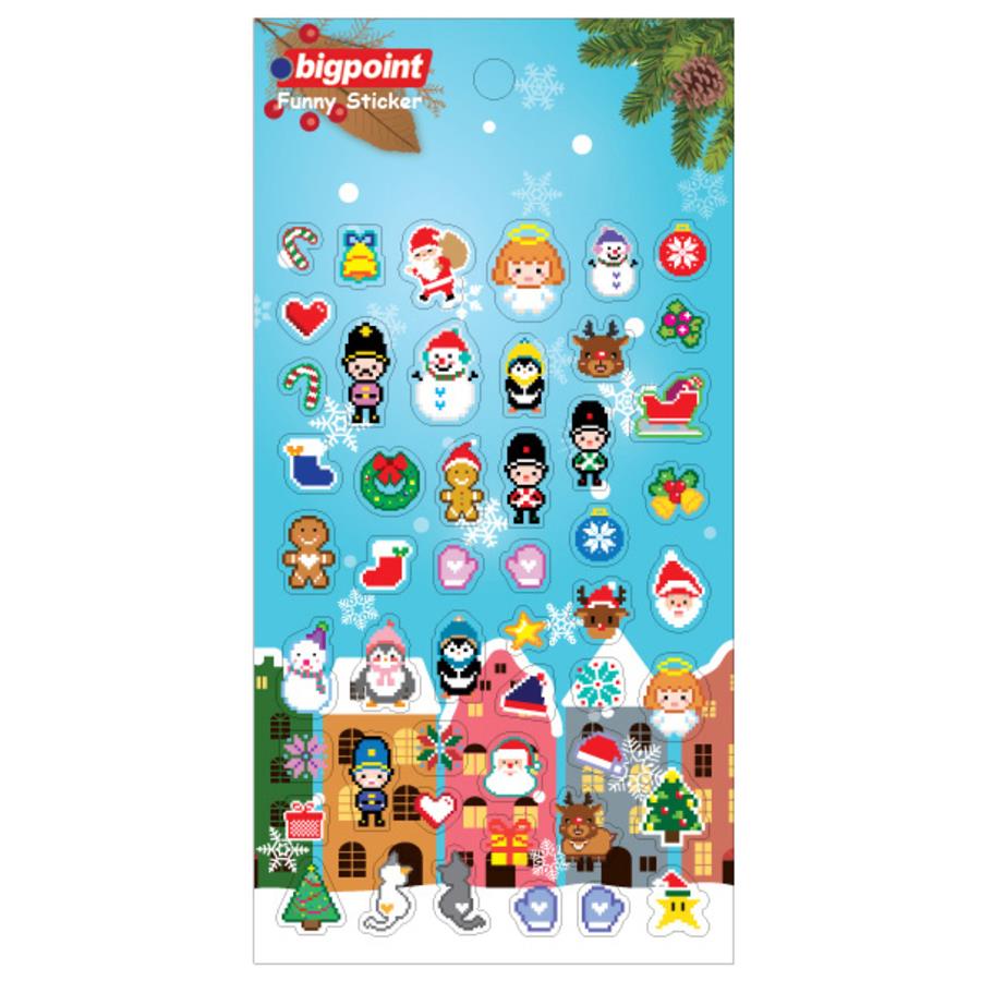 BP STICKER PIXEL X-MAS....