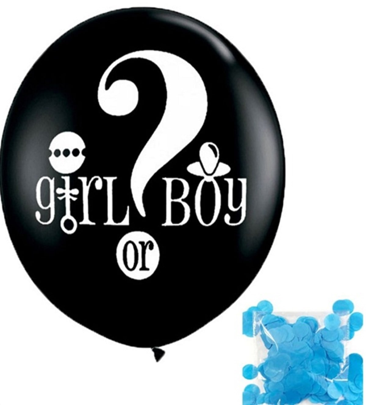 Cinsiyet Belirleme Balonu Mavi Jumbo