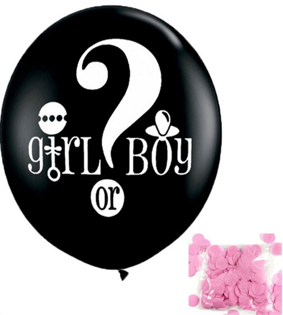 Cinsiyet Belirleme Balonu Pembe Jumbo