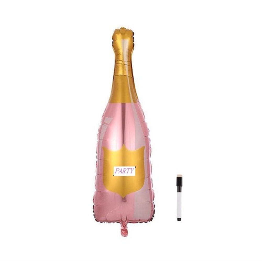 Bekarlığa VedaFolyo Balon Şampanya Şişesi Kalemli 90 cmHK Ticaret