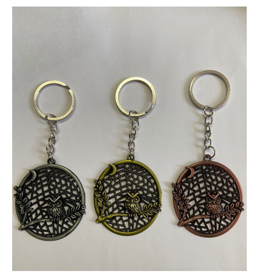 Aksesuarlar ve HediyeliklerBaykuş Figürlü Metal Anahtarlık 1 Adetİthal