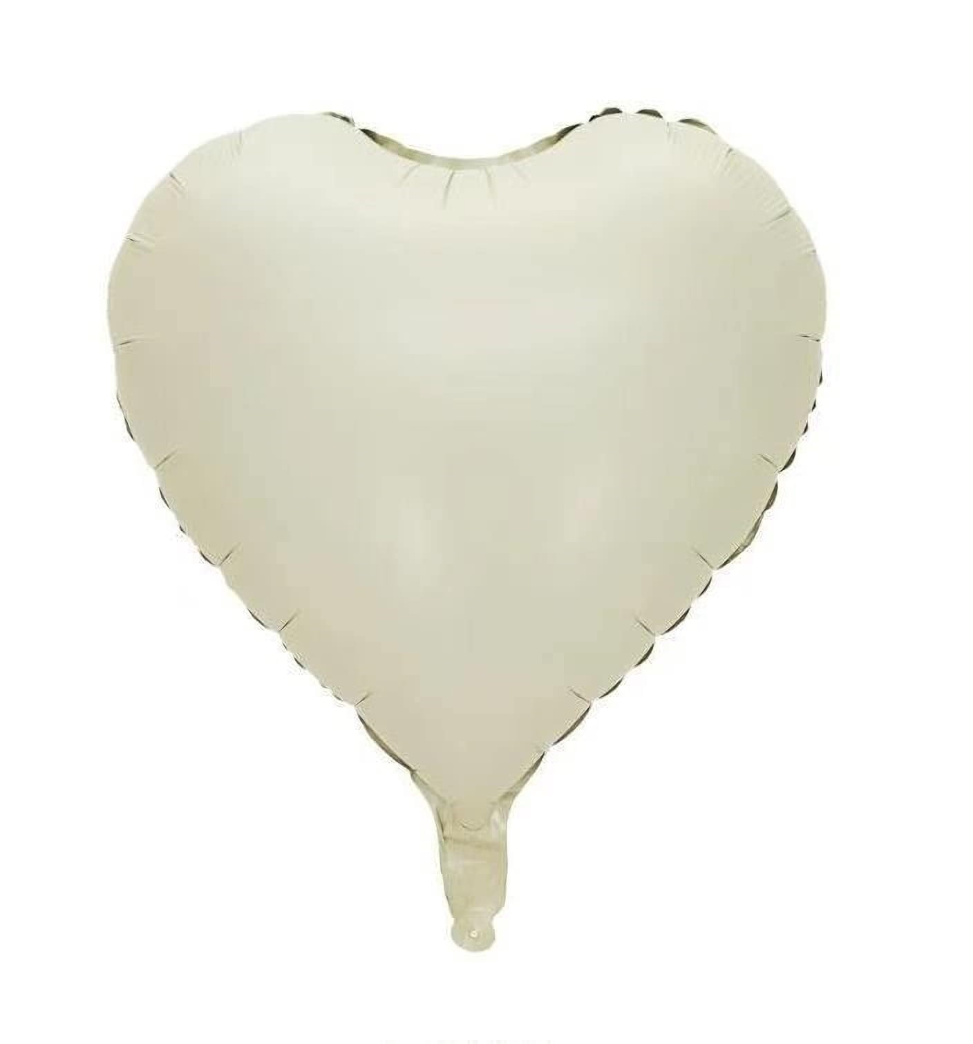 Folyo Balon Kalp ÇeşitleriKalp Folyo Balon Kum beji 45 cmİTHAL